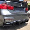 High Quality ABS Dedicated M3 Model For BMW 3 Series F30 2011-2019 4/Pcs M3 Style Car Rear Bumper Lip Spoiler Glossy Black