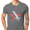 MIG 21 Vintage Soviet Russian Fighter Aircraft USSR Men T Shirts Vintage Grunge Gothic Vintage Tshirts Harajuku Men Clothes