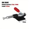 1Set Quick Release Toggle Clamp 500-800lb Antislip Vertical GH-304 Clip Woodworking Carpentry Clamping Tools