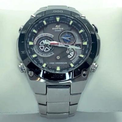 Подержанные серебряные часы Casio Edifice