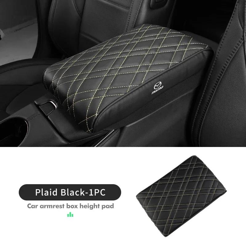 2025 Hot Car Armrest Box Height Pad Center Armrest Protective Cushion For Mazda Atenza Axela MX30 CX30 CX3 CX9 MX5 RX8 RX7