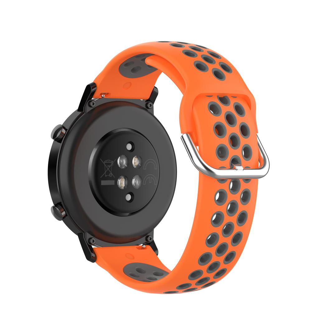 Двухцветный поликарбонатный сменный ремешок для смарт-часов для Honor MagicWatch 2 42 мм/Huawei Watch GT2 42 мм