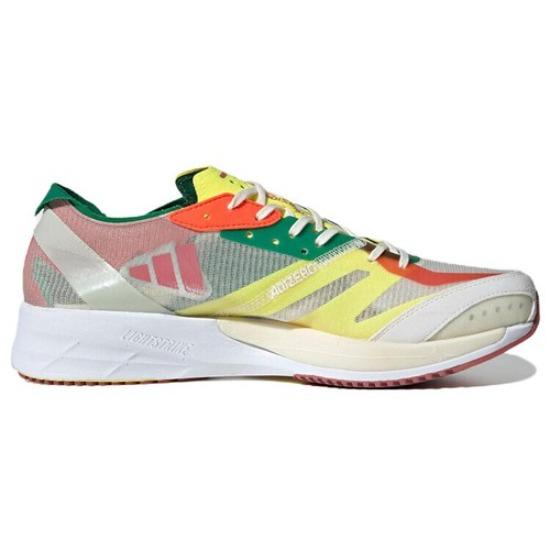 adidas Adizero Adios 7 Лучевой желтый/Насыщенный зеленый/Чудо-красный - HQ1069