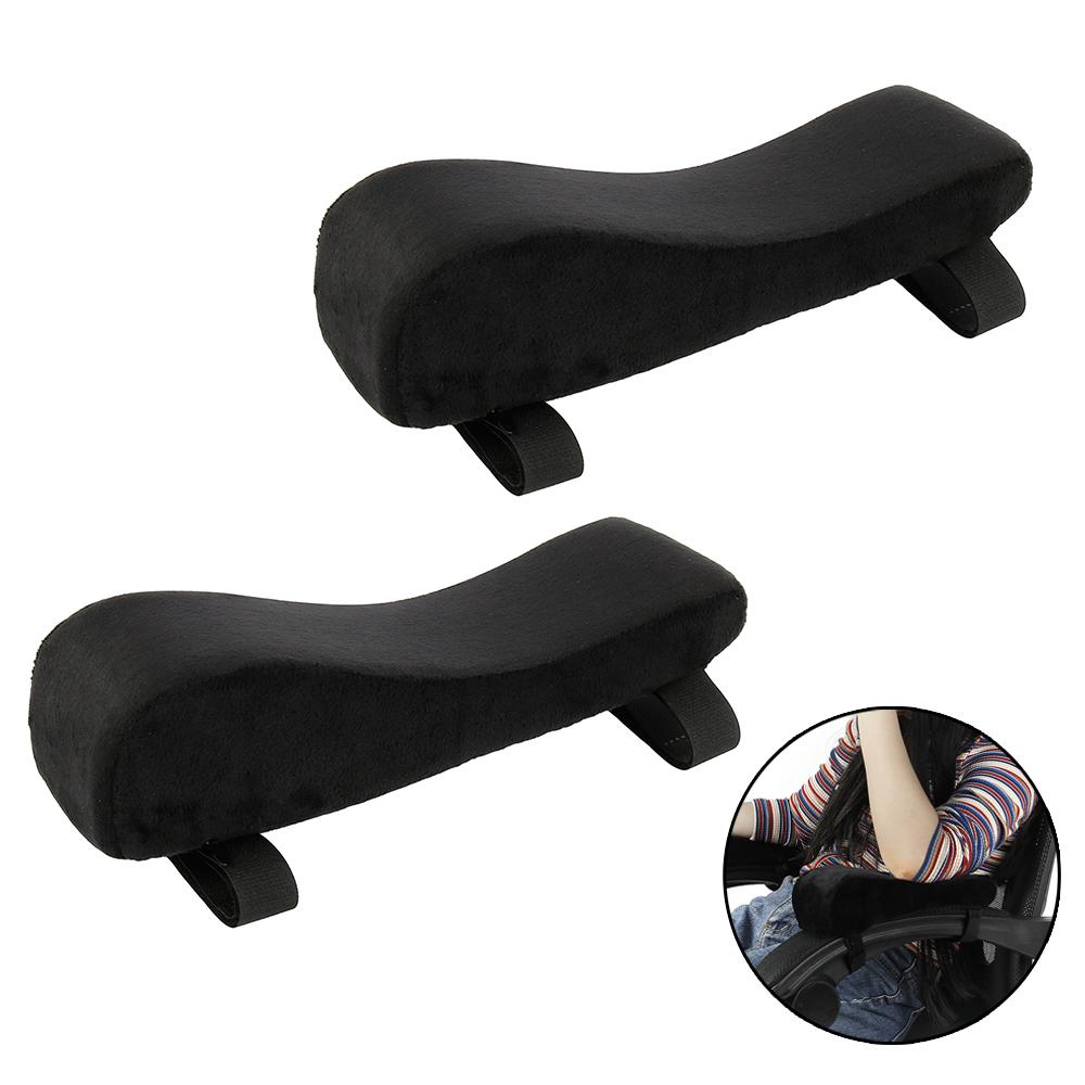 1/2 шт. Подушечки для подлокотников офисного кресла, пена с памятью, снятие давления, подушка для локтей, эргономичная накладка на подлокотник, универсальный изогнутый чехол для подлокотника