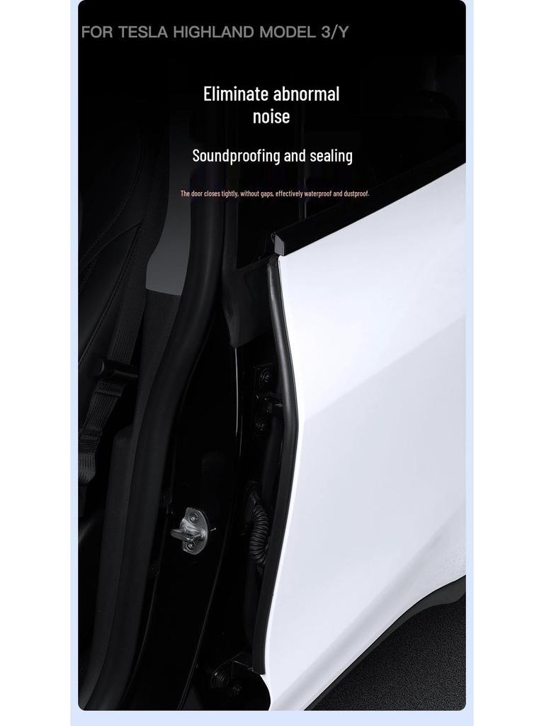 Звукоизоляционная уплотнительная лента для Tesla Model 3/Y Стойка B Снижение шума