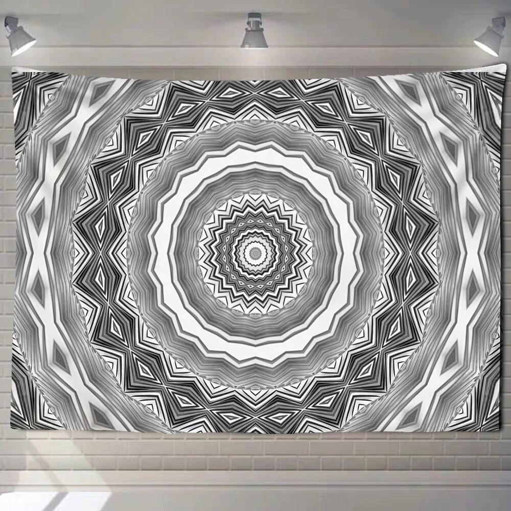 Mandala Tapestry Wall Hanging Psychedelic Bohemian Yoga Shawl Cushion Mattress Room Home Decoration Hanging Cloth