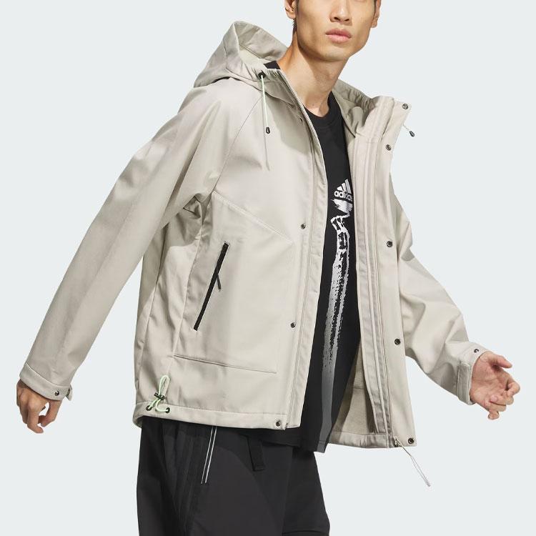 adidas CITY ESCAPE Куртка Куртки и Пальто Мужская Светло-серый JE8575