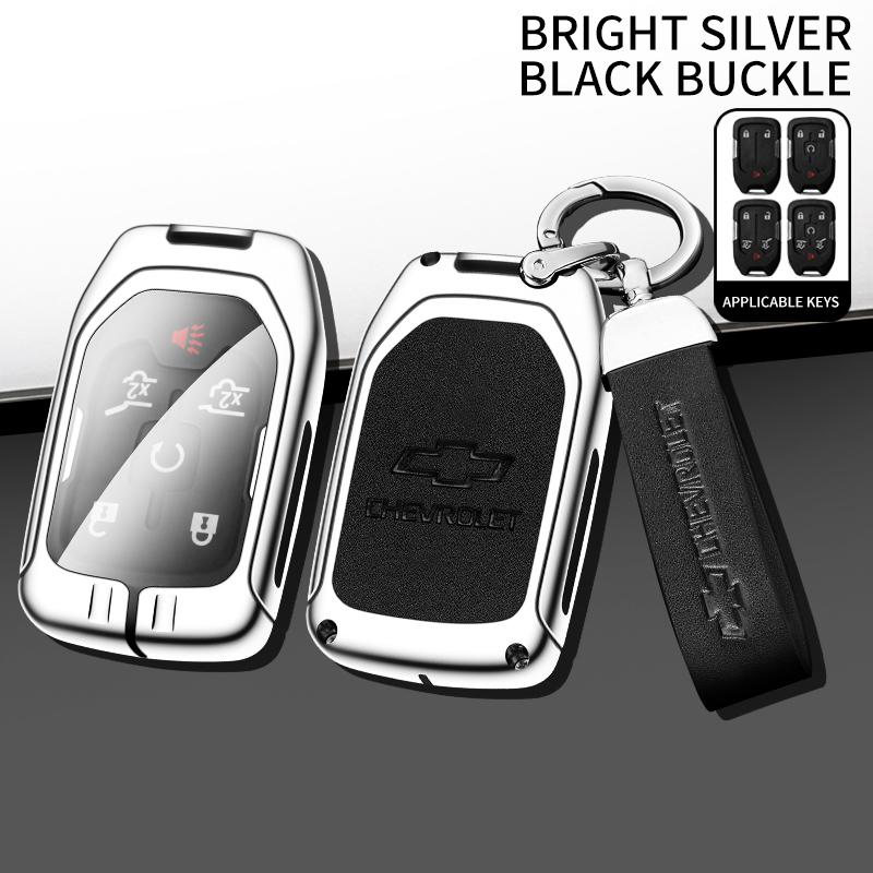 AABHO1 Alloy Car Remote Key Case Cover Shell For Chevrolet Chevy Malibu Camaro Cruze Traverse Spark Equinox Sonic Volt Bolt Accessories