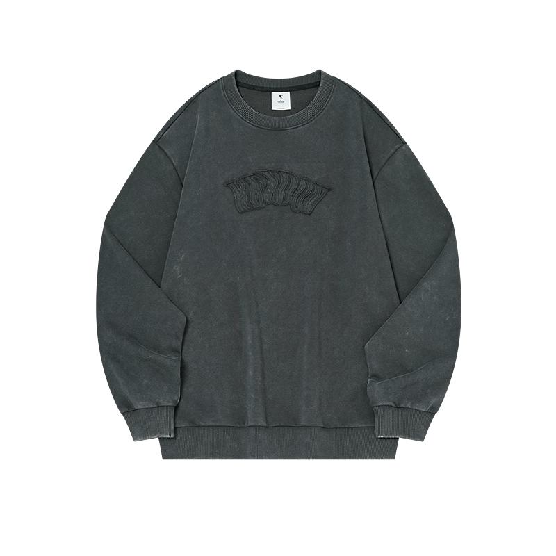 Мужская толстовка Jordan с круглым вырезом, потертая