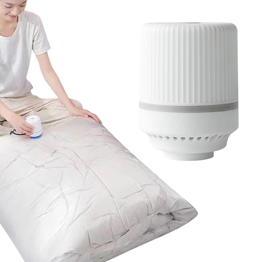 Электрический воздушный насос для вакуумных пакетов Мини вакуумный упаковщик Ручной вакуумный насос Подходит для пакетов для хранения одежды