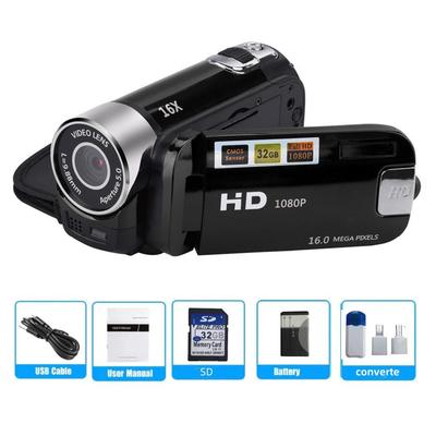 Двуязычная 1080P цифровая камера для студентов - 16 МП HD D90