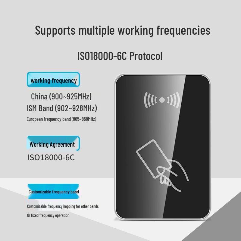 Устройство для записи и чтения UHF RFID-меток: Настольный диспенсер карт с USB и протоколом 6C