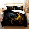 3D Dragon Tier Printed Queen Bedding Set Customized King Size Bedding Set Soft and Comfortable Bedding Set Luxury
