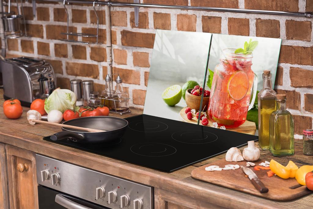SZKLANA PŁYTA OCHRONNA NA KUCHENKĘ 85x52 DRINK