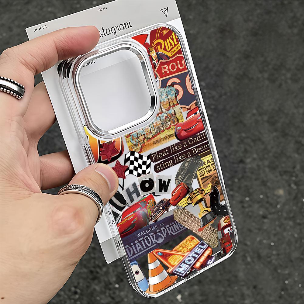 Чехол для телефона Cars L-Lightning M-McQueen для Google Pixel 10 9 8 7 8A 9A XL Pro 4G 5G Прозрачный Мягкий Силиконовый TPU Задняя Крышка