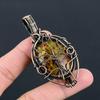 Уникальное Древо жизни, балтийский янтарь, драгоценный камень, кулон ручной работы из чистой медной проволоки, завернутый в ювелирное изделие