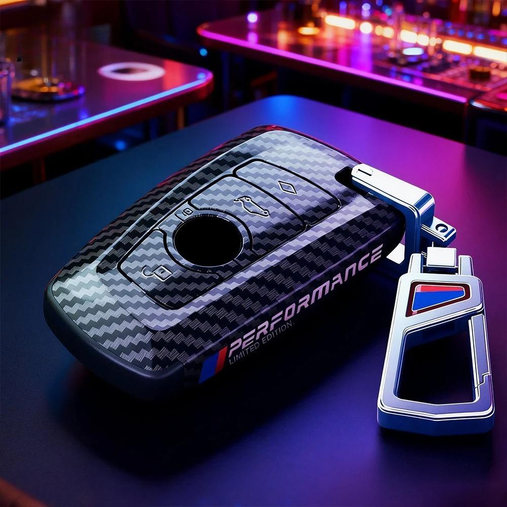 ABS Carbon Fiber Car Key Cover Case for Bmw F20 F30 F31 F34 F10 F11 F25 I3 M3 M4 F15 F16 3 5 Series GT Car-Styling Accessories