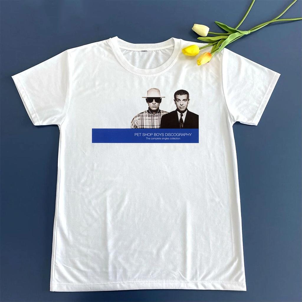 Pet Shop Boys Дискография Полный сборник синглов Футболка Полный размер S-5XL