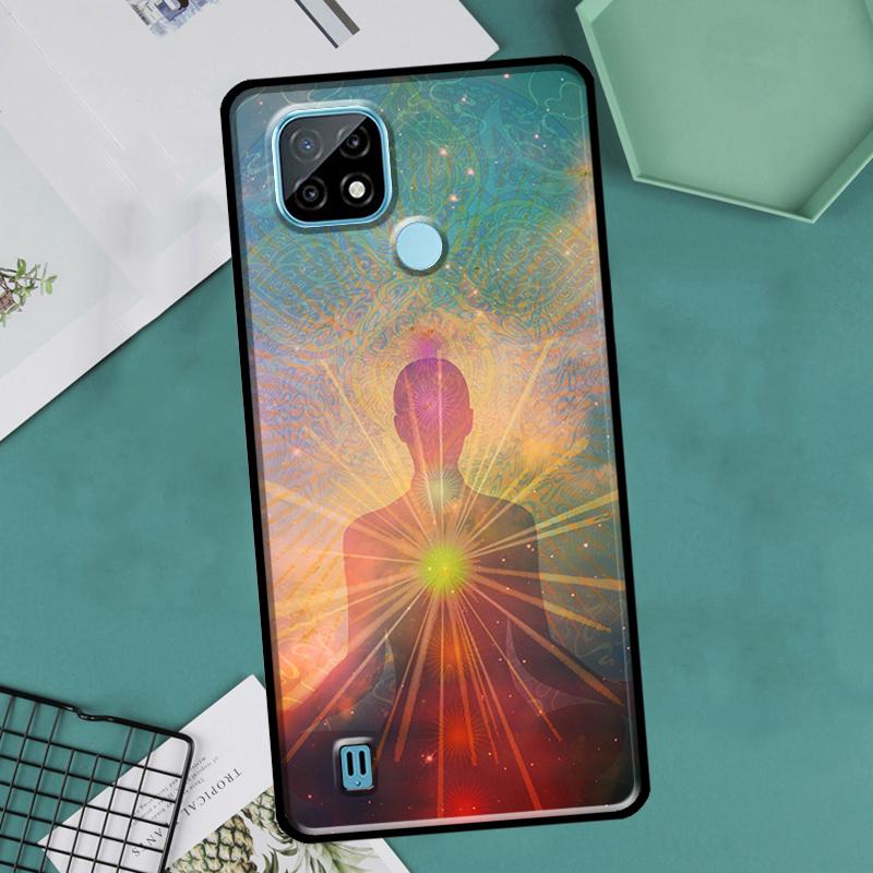 Mandala Chakra Insist Yoga Case For OnePlus Nord 2 9 10 Pro 9R 10R 8T Cover For Realme GT Master Neo 2 3 8i 9i 8 Pro