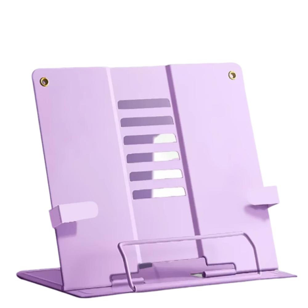 6 Adjustable Positions Desk Book Holder Heavy Duty Metal Document Holder Cooking Recipes