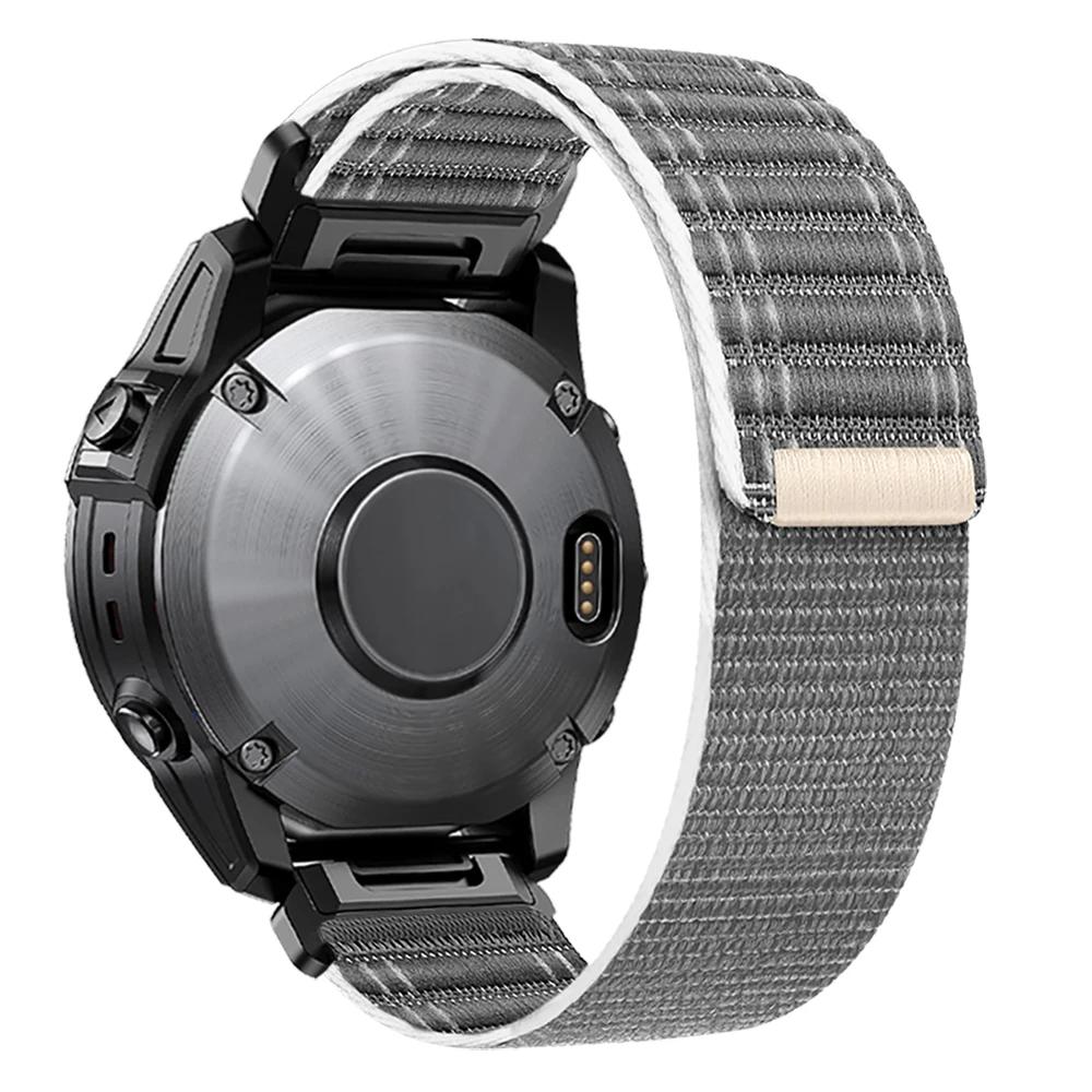 Спортивный нейлоновый ремешок QuickFit 22 мм 26 мм Для Garmin Fenix 8 E 7 7X 6 6X 5X Plus/Epix Pro Gen 2 47 мм 51 мм/Enduro 3 2 Ремешок для часов