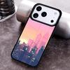 Cartoon City Lable Phone Case For iPhone 17 16 15 14 13 12 11 Pro Max Plus 17Air Soft Silicone Cover