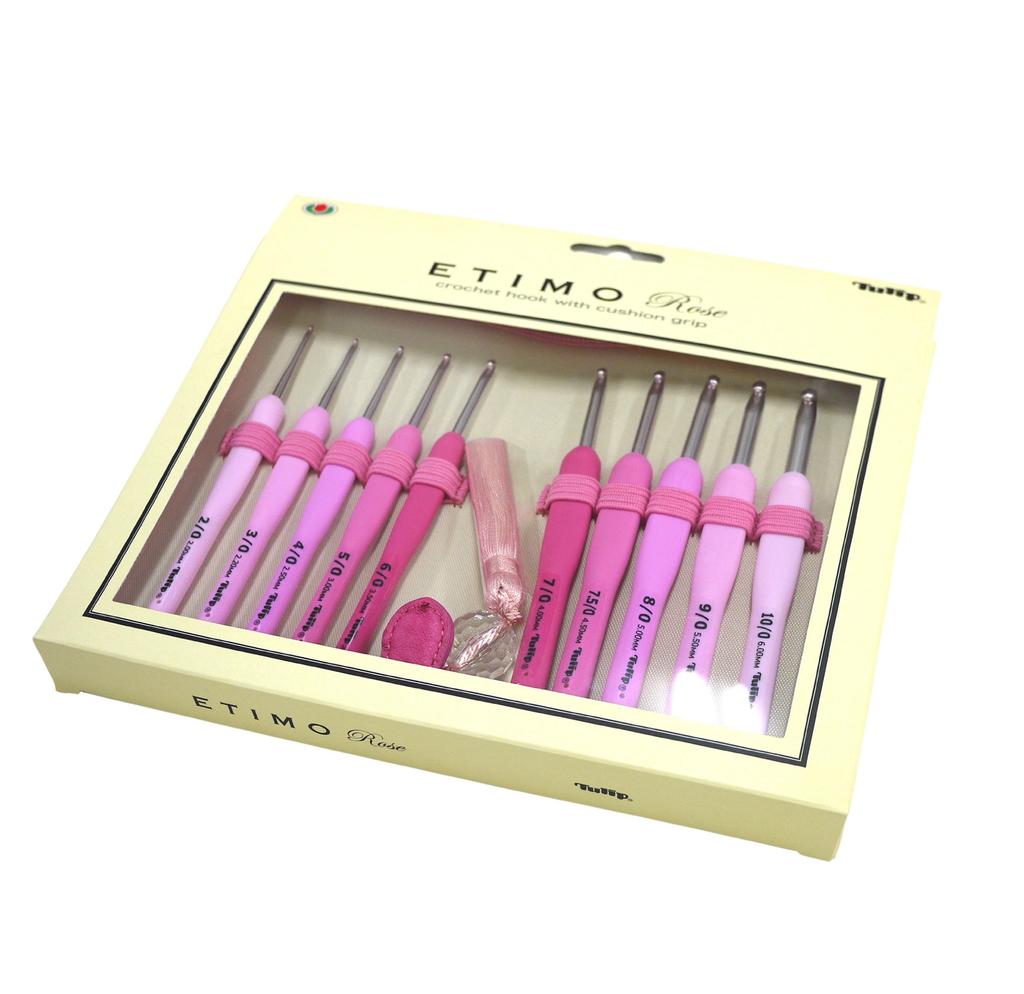 Комплект для вязания крючком Tulip ETIMO Rose с ручкой TER-001