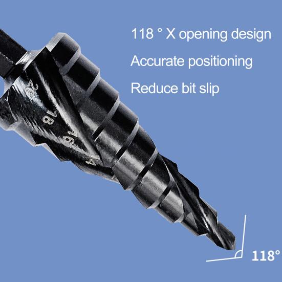 Спиральные сверла высокой твердости, 3 шт., острые спиральные шестиугольные сверла с шестигранной ручкой, сверло «Пагода», комбинированный набор для мастерской