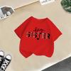Children T-shirt Letter Printed 2-13Y Kids Clothes 100% Cotton T-shirt Tops Tee2-13Y Boys Girls Baby Tee