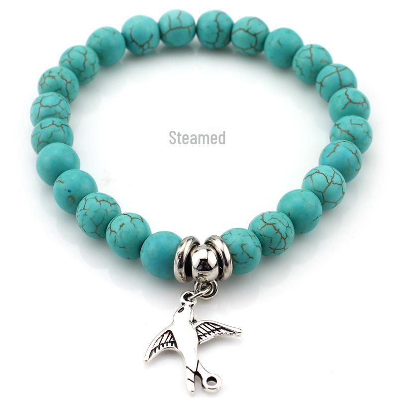 Turquoise Beaded Bohemian Bracelets: European & American Fashion