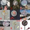 Chinese Style Chinese Style Fan with Pendant Silk Fan HanFu Embroidery Fan  Home Decor