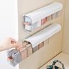 Wall Mounted Transparent Underwear Box Storage Organizer with Lid Easy Installation Wall