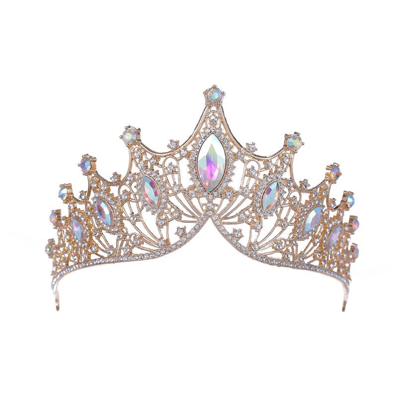 Корона невесты Повязка на голову Головной убор Свадьба Корейский стиль Подарок на день рождения для взрослых Детская корона маленькой принцессы Головной убор