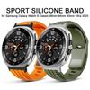 Силиконовый ремешок для Samsung Galaxy Watch 8 Classic 46мм 8 Ремешок 44мм 40мм Мужской Спортивный наручный ремешок для Samsung Galaxy Watch Ultra 2025