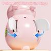 1/2Pcs Pig Keychain Pendant with Flapping Wings Pull String To Vibrate Fun Toy Decoration Kids Bag Pendant Car Keychain