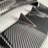 Carbon Fiber Look ABS Car Air Flow Intake Hood Shark Fins Scoop Vent Bonnet Decorative Cover Universal