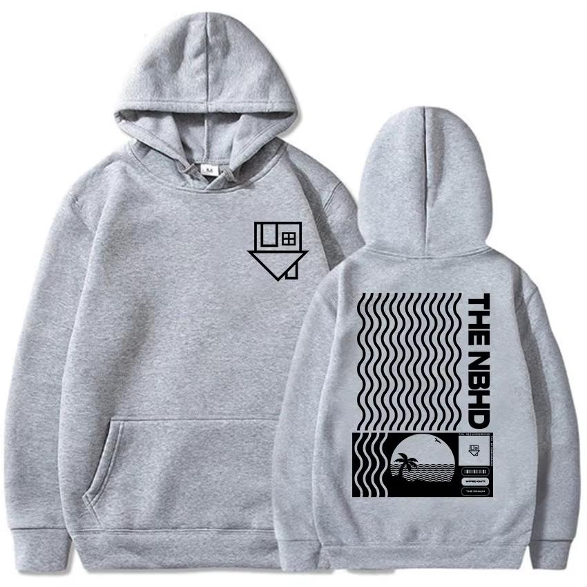 Альбом Wiped Out Печать Худи NBHD The Neighbourhood Группа Свитшоты С длинным рукавом Худи-пуловеры защита окружающей среды