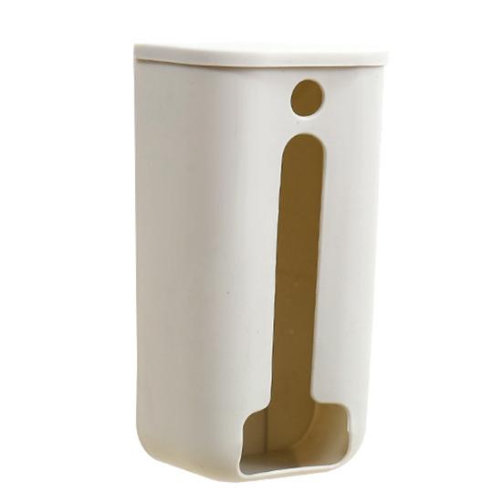 Стеллаж для хранения пластиковых пакетов, настенный монтаж, без перфорации, простая установка, экономия места, мешок для мусора в ванной комнате, ящик для хранения