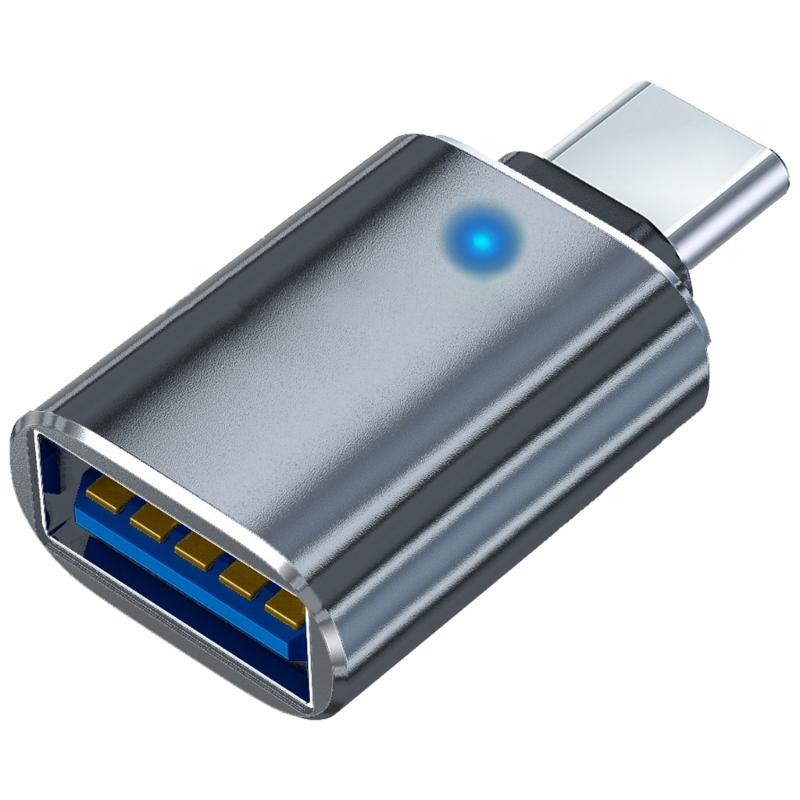 Short USB C to USB Adapter USB Ctype Female to USB3.0 Male Adapter Connectors OTG Adapter for Phone Laptops