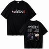 Хлопковая футболка Maroon 5 с круглым вырезом и коротким рукавом Подарок для фанатов - Мужская летняя хлопковая футболка с принтом