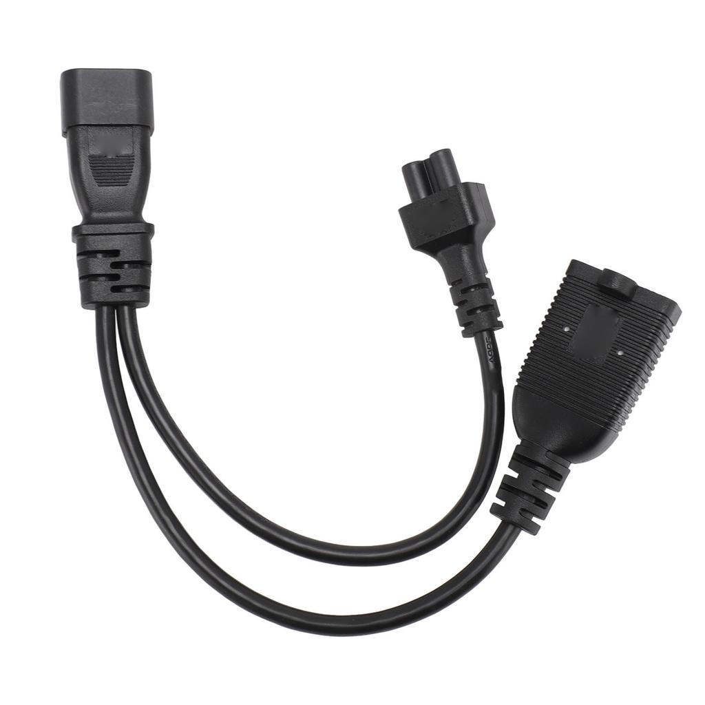 IEC320 C14 To C5 and Nema 5‑20R Power Cord IEC320 C14 Male To C5 and Nema 5‑20R Female Y Spliter