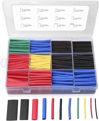 560шт термоусадочные трубки 2:1, Eventronic Electrical Wire Cable Wrap Assortment, комплект термоусадочных трубок для электроизоляции в коробке
