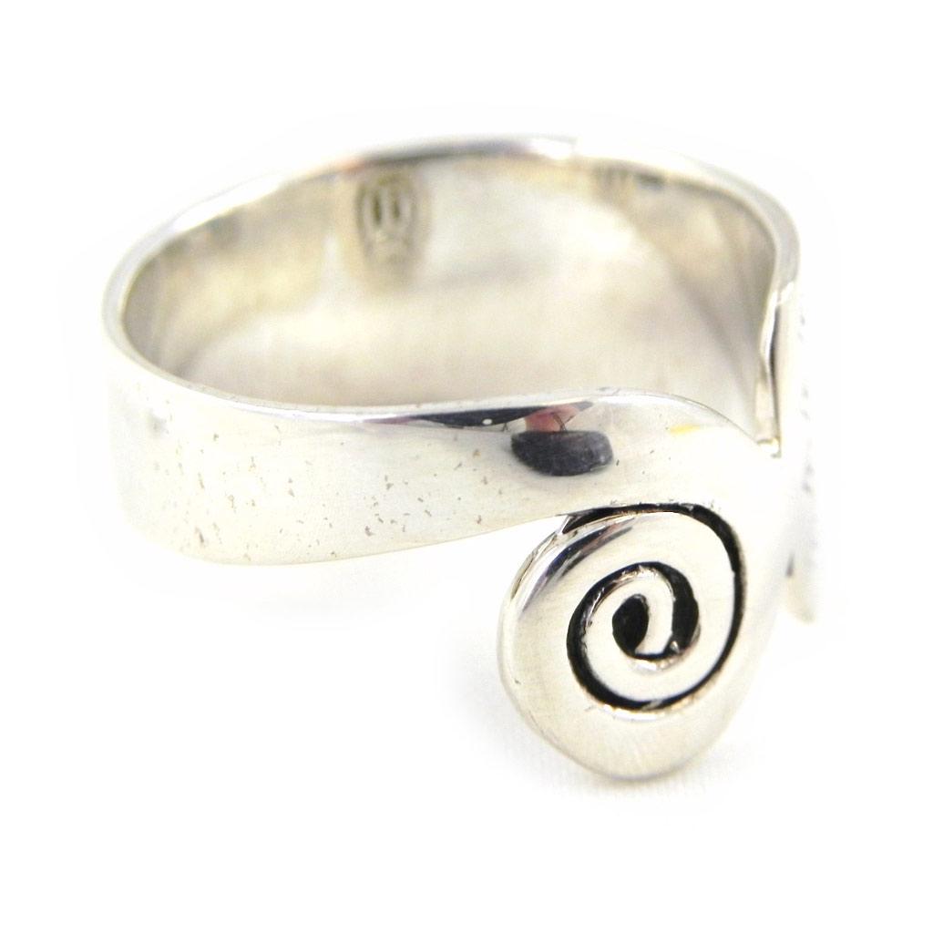 Серебряное кольцо "Племя" серебро - 12 мм