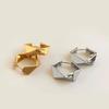 Irregular Vintage Jewelry Elegant Geometric Metal Earring Trending Polygon Earrings  Daily Wear