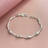 Ladies Bracelet Jewelry Silver Plated Full Drop Bracelets