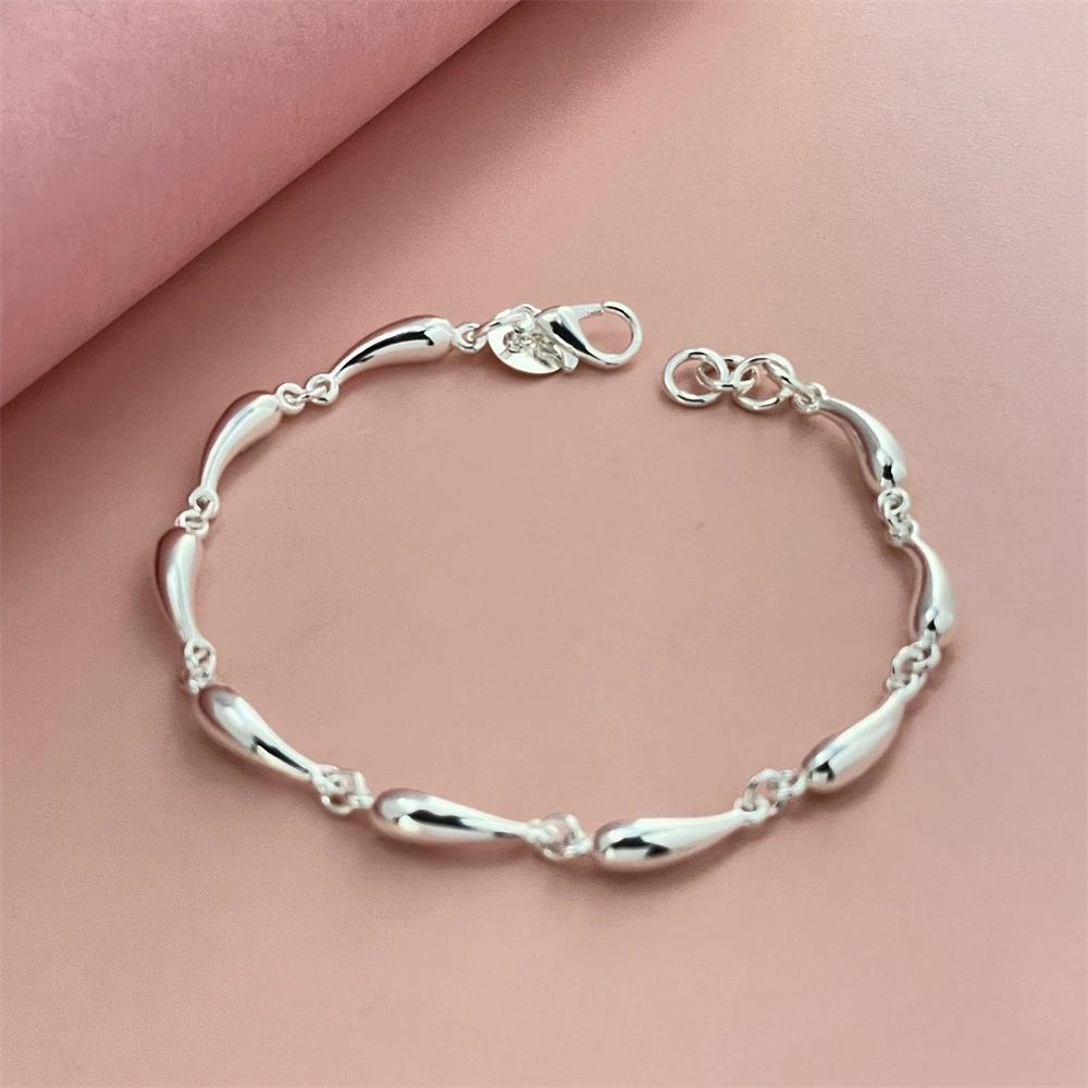 Ladies Bracelet Jewelry Silver Plated Full Drop Bracelets