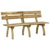 VidaXL Garden Bench 160 Cm Impregnated Pine Wood