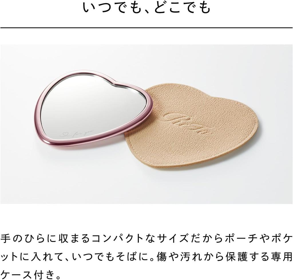 Store ReFa HEART MIRROR ReFa HEART Comb Aira Set Rose Gold [Official Exclusive] + -