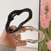 Large Grab Clip Plastic Hair Claw Wave Line Hair Clip Female Hair Accessories Korean Style Headwear