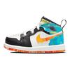 Air Jordan 1 Mid SE TD Drip Baby Кроссовки Black Team-Orange Kumquat DJ6564-038